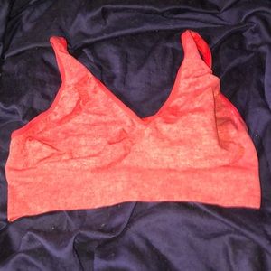 Juniors Bright Pink Sports Bra
